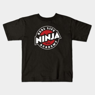 Real LIfe Ninja Academy NYC for BLACK shirts Kids T-Shirt